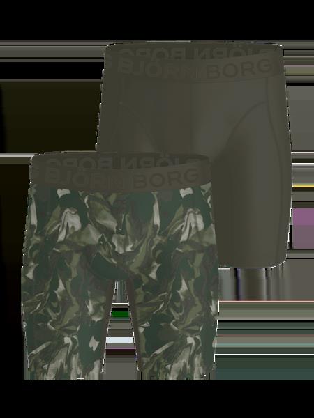 Björn Borg Sports Lightweight Long Leg Boxers 2-pack Grøn, S