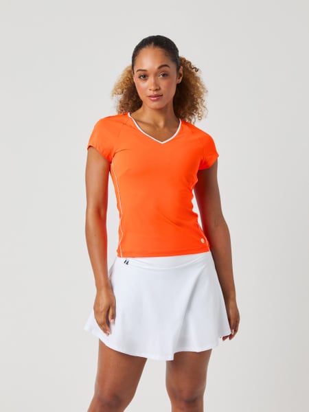 Björn Borg Ace V-neck T-shirt Orange, XXL