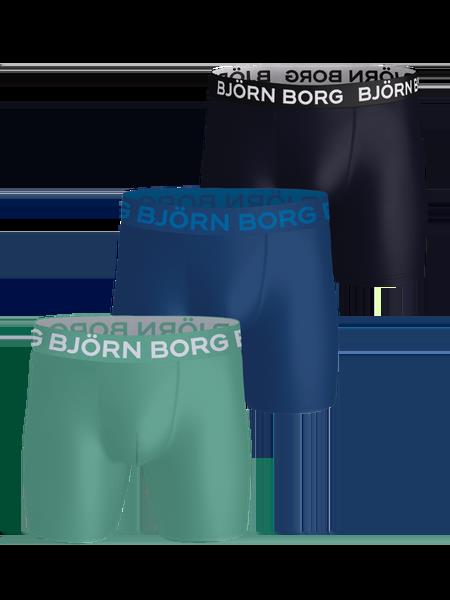 Björn Borg Sports Microfiber Boxers 3-pack Blå, L