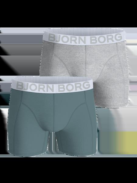 Björn Borg Organic Cotton Stretch Boxers 2-pack Grå, L