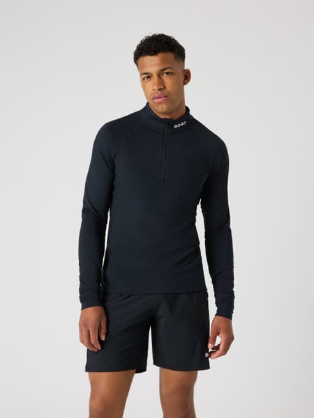 Björn Borg Borg Golf Midlayer Half Zip Sort, XXL