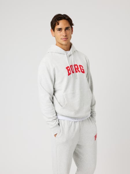 Björn Borg Borg Classic Print Hoodie Grå, S