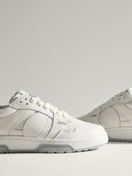 Björn Borg Men's Ollie Leather Sneakers Hvid, 46