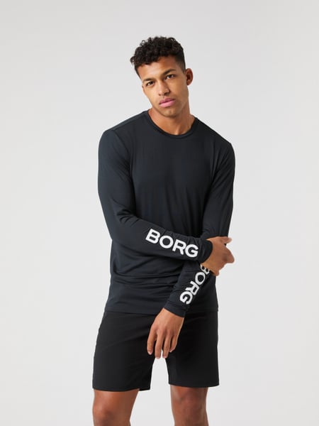 Björn Borg Borg Long Sleeve T-shirt Sort, XL