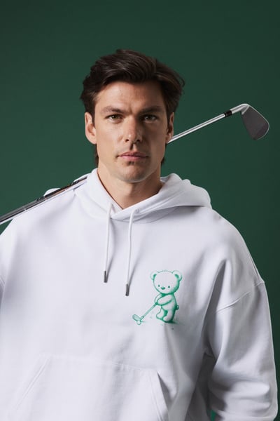 Björn Borg Borg Oversized Hoodie Hvid, L
