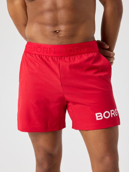 Björn Borg Borg Shorts 6 Inch Rød, M