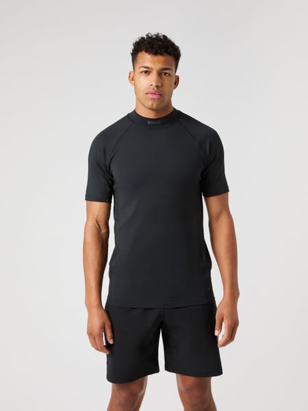 Björn Borg Borg Mock Neck T-shirt Sort, XXL