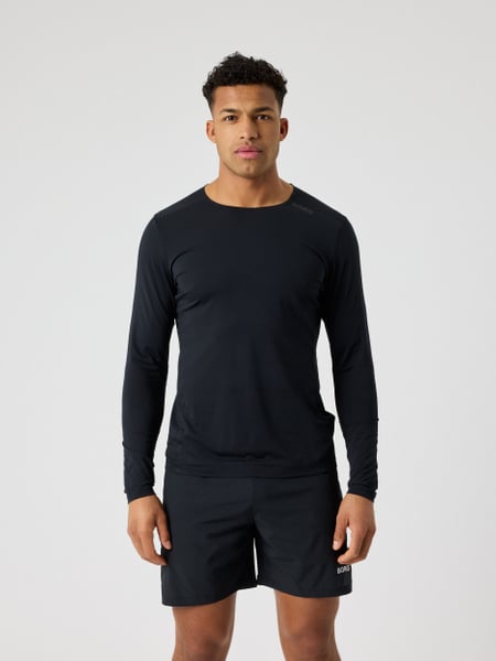 Björn Borg Borg Feather Long Sleeve T-shirt Sort, XXL