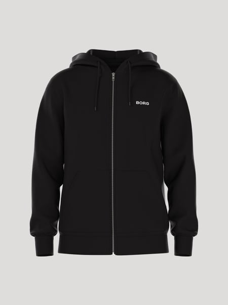 Björn Borg Borg Essential 4 Zip Hoodie Sort, XL