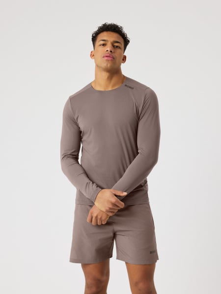 Björn Borg Borg Feather Long Sleeve T-shirt Brun, XXL