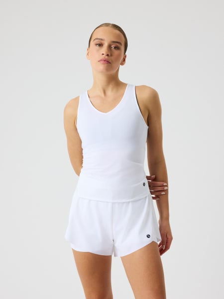 Björn Borg Ace V Neck Tank Top Hvid, L