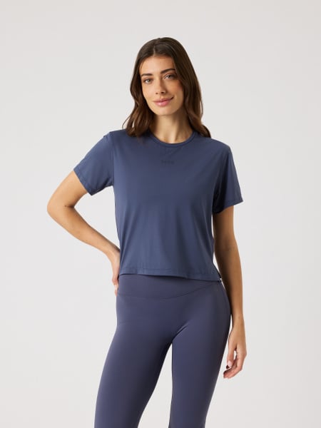 Björn Borg Borg Cropped T-shirt Marineblå, XL