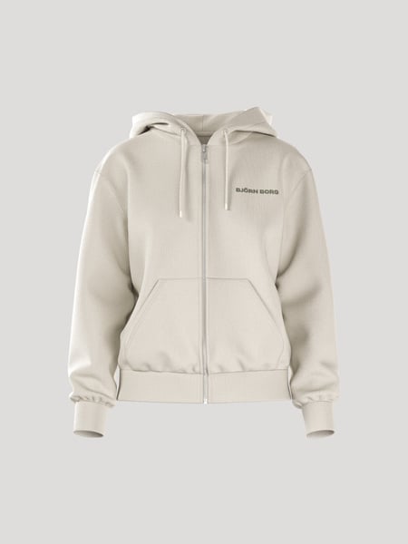 Björn Borg Borg Essential 4 Zip Hoodie Hvid, XL