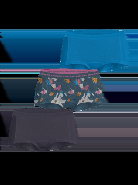 Björn Borg Everyday Cotton Boxer Shorts 3-pack Blå, XL