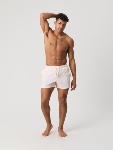 Björn Borg Borg Seersucker Swim Shorts Pink, XXL