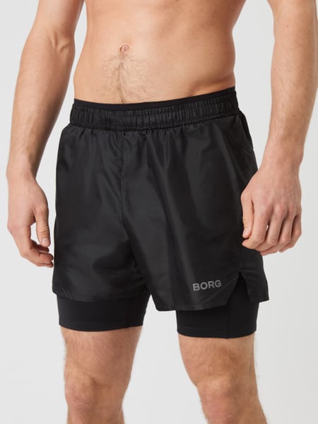 Björn Borg Borg Running Shorts 2 In 1 Sort, XL