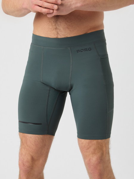 Björn Borg Borg Running Short Tights Grøn, L