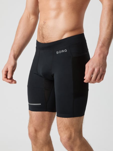 Björn Borg Borg Running Short Tights Sort, XXL