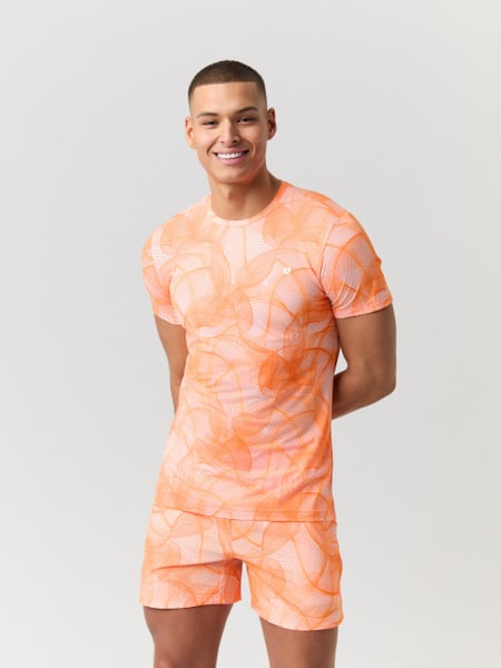 Björn Borg Ace Printed T-shirt Orange, L