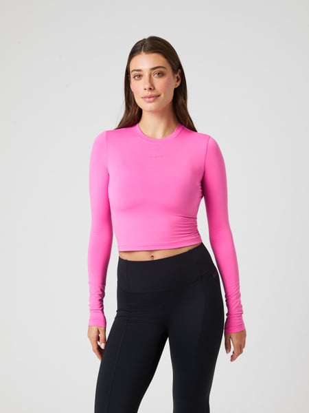 Björn Borg Studio Soft Cropped Longsleeve Pink, L
