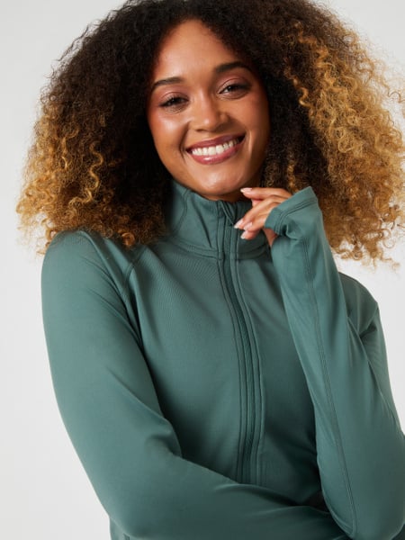 Björn Borg Borg Full Zip Midlayer Grøn, XL