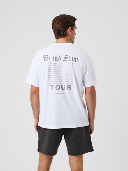 Björn Borg Ace Oversized T-shirt Hvid, XL