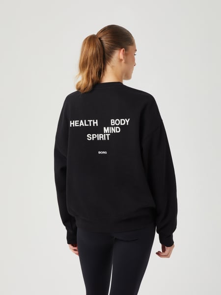 Björn Borg Studio Oversized Crew Sort, M