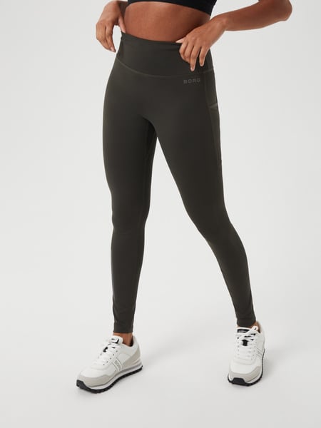 Björn Borg Borg Running Tights Grøn, M