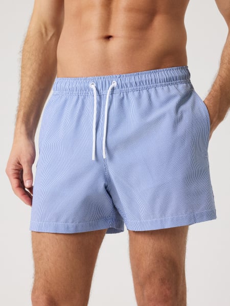 Björn Borg Borg Seersucker Swim Shorts Blå, M
