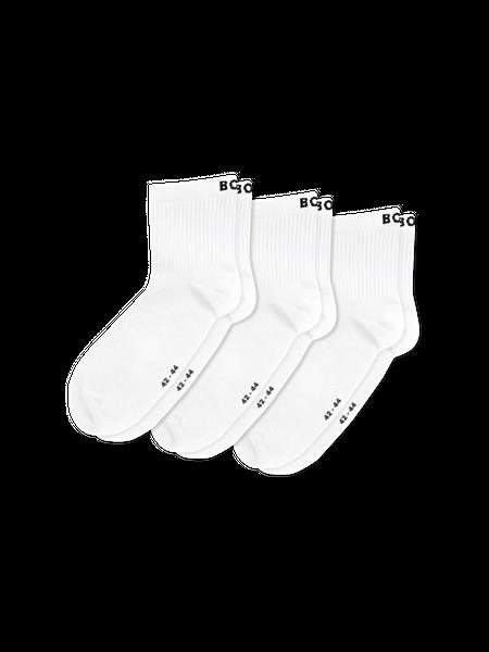 Björn Borg Sports Mid Ankle Socks 3-pack Hvid, 39-42