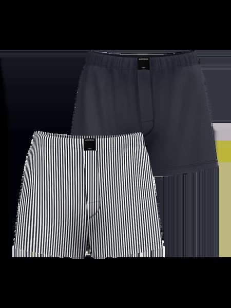 Björn Borg Cotton Stretch Woven Boxers Shorts 2-pack Multi, XS
