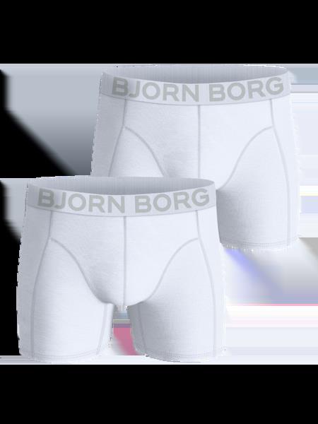 Björn Borg Organic Cotton Stretch Boxers 2-pack Hvid, XS