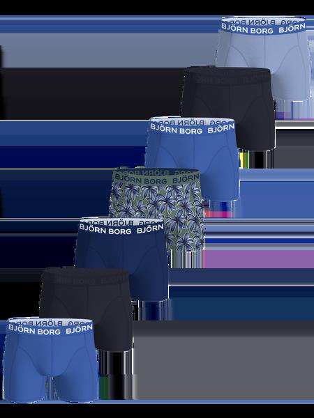Björn Borg Cotton Stretch Boxers 7-pack Blå, XS