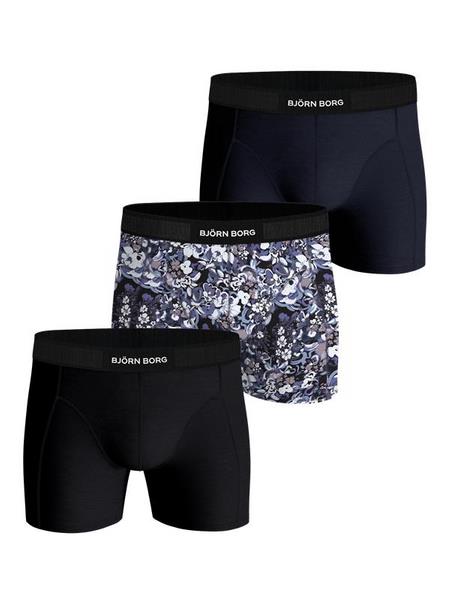 Björn Borg Organic Cotton Stretch Boxers 3-pack Sort, M