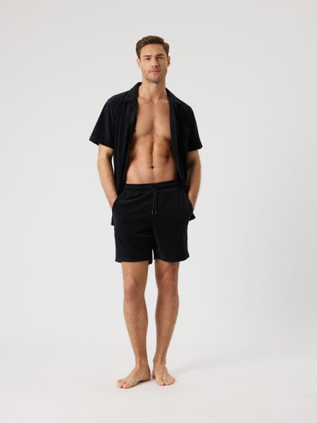 Björn Borg Borg Toweling Pool Shorts Sort, XXL