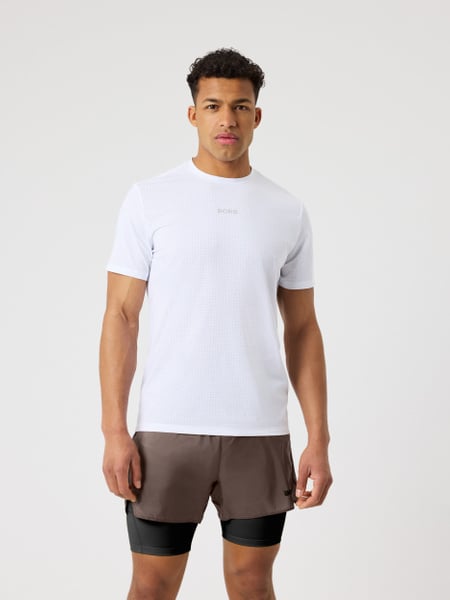 Björn Borg Borg Running Perforated T-shirt Hvid, M