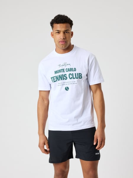 Björn Borg Borg Classic Print T-shirt Hvid, S