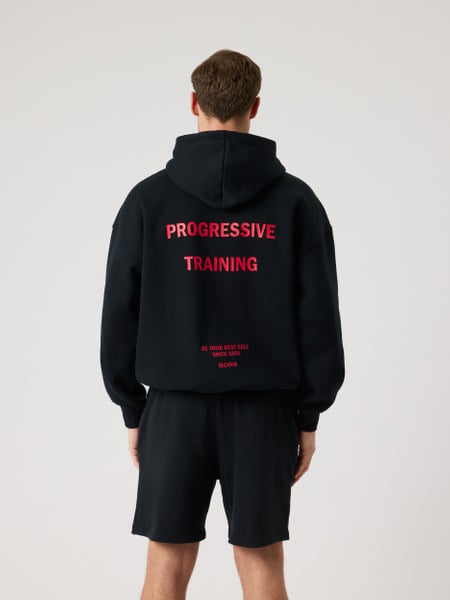 Björn Borg Borg Oversized Hoodie Sort, M