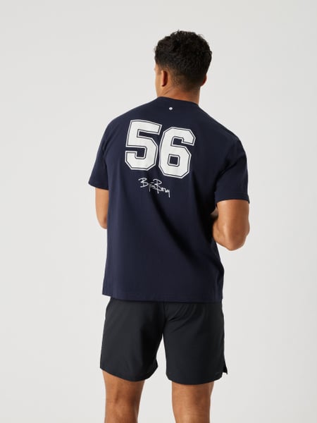 Björn Borg Borg Classic Print T-shirt Marineblå, M