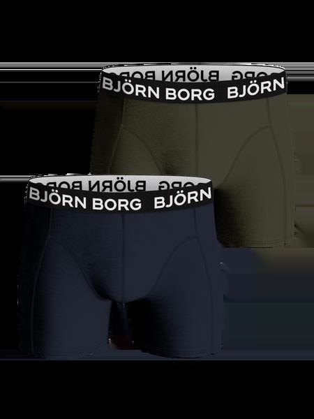 Björn Borg Bamboo Cotton Blend Boxers 2-pack Grøn, XL