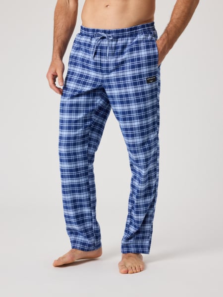 Björn Borg Core Flannel Pyjama Pants Blå, XL