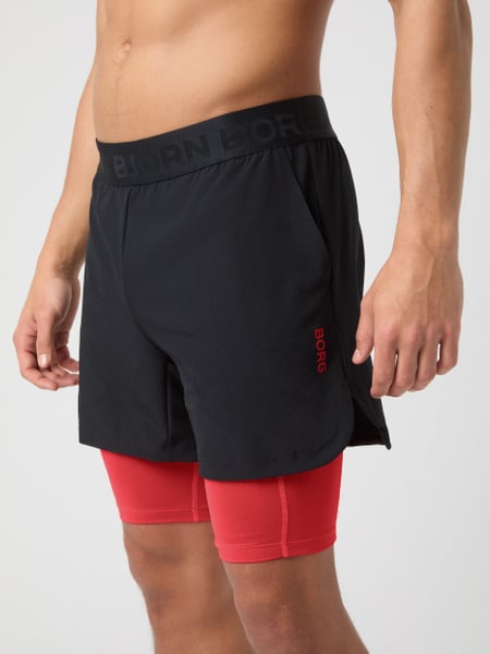 Björn Borg Borg 2 In 1 Shorts Sort, XL