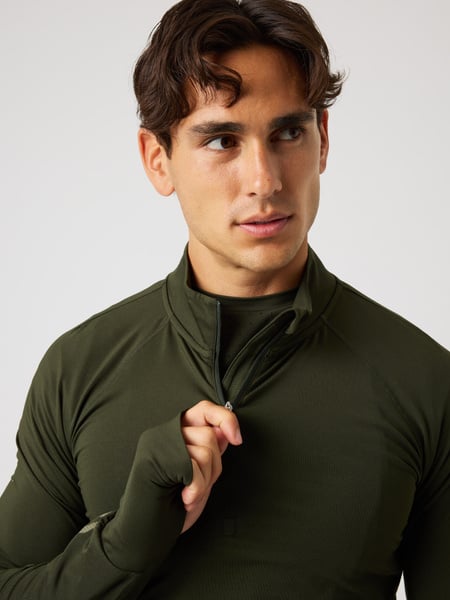 Björn Borg Borg Midlayer Half Zip Grøn, XXL