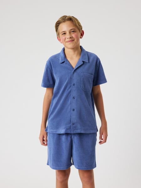 Björn Borg Borg Toweling Pool Shirt Blå, 146-152