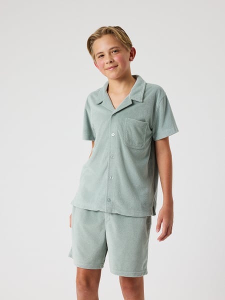 Björn Borg Borg Toweling Pool Shirt Grøn, 122-128