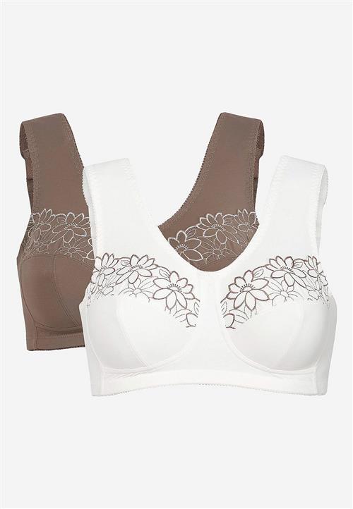 Cellbes of Sweden Soft BH med broderi Lily 2-pack