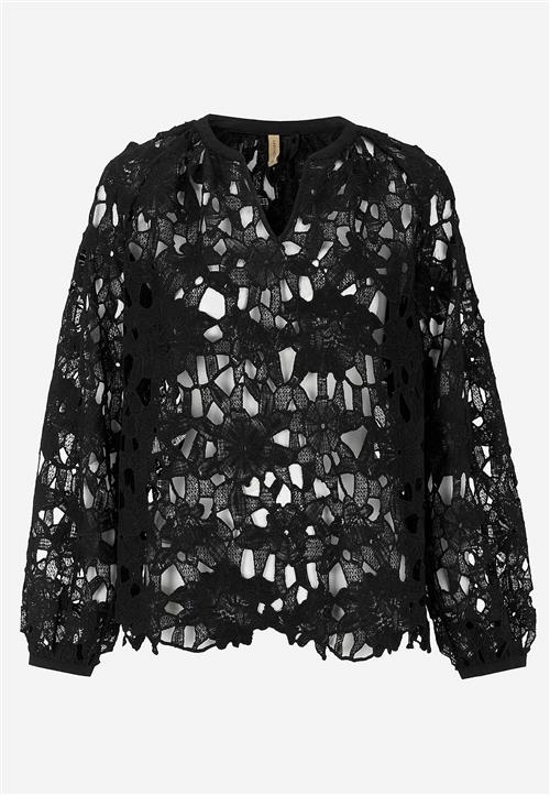 Soyaconcept Blondebluse med et blomstermønster