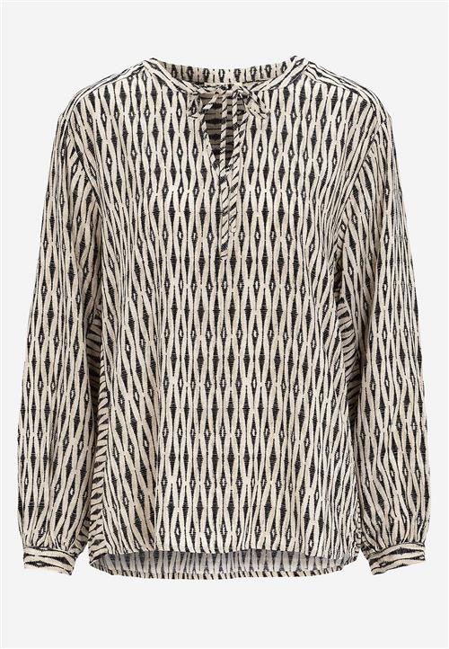 Freequent Jacquardvævet bluse