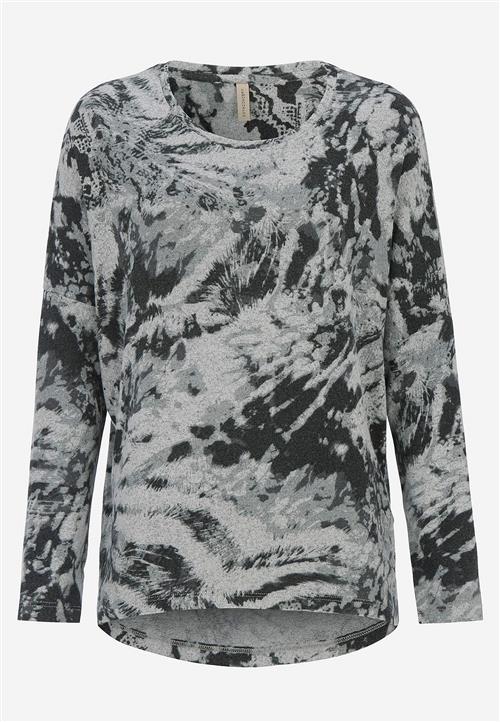Soyaconcept Superblød, mønstret jerseytop