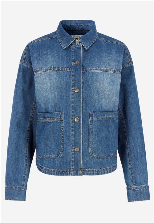 Cellbes of Sweden Jeansjakke med store forlommer